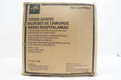 Medline NON27SMS2XL Cover Gowns  - Case of 100